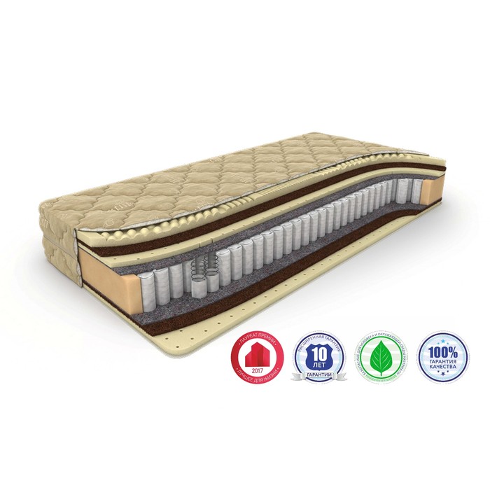 Матрас «Dream Massage TFK», размер 140 х 200 см, высота 24 см, велюр