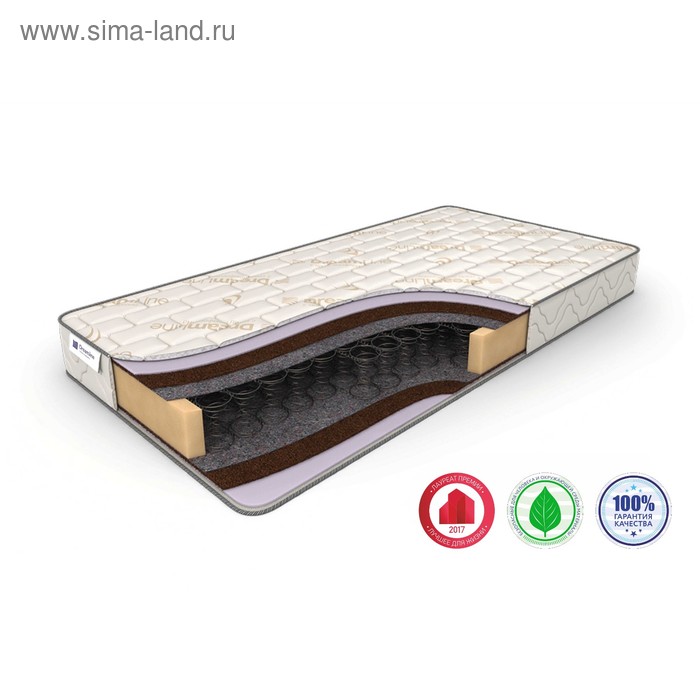 

Матрас Classic +15 BS-120, размер 140 х 200 см, высота 17 см, жаккард