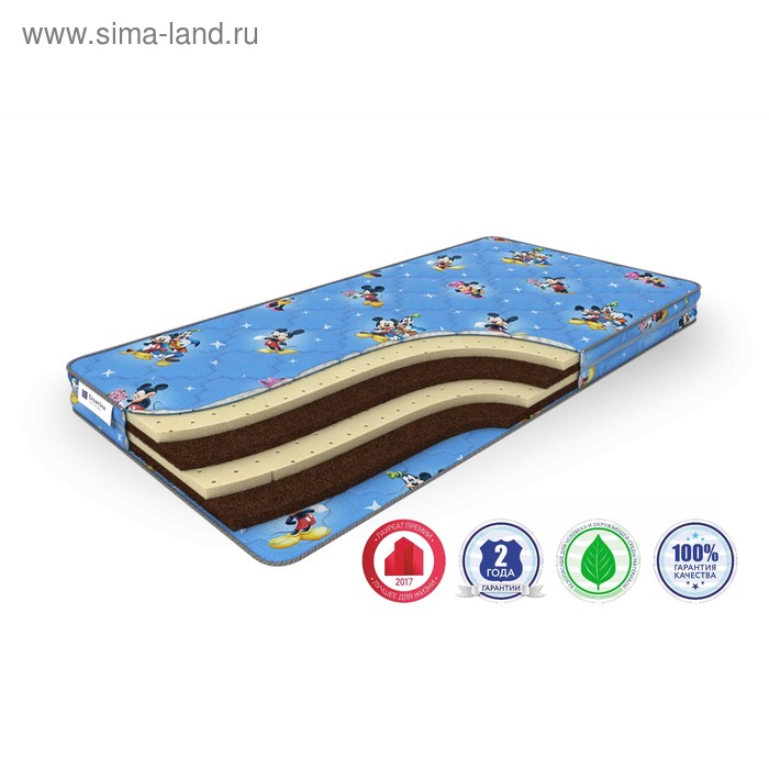 

Матрас детский Baby Mix, размер 80х180 см, высота 12 см, бязь