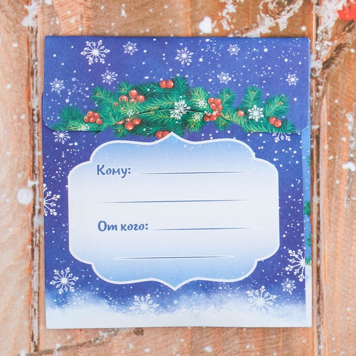 Зеркало в конверте «Колокольчики», 7 х 7,8 см