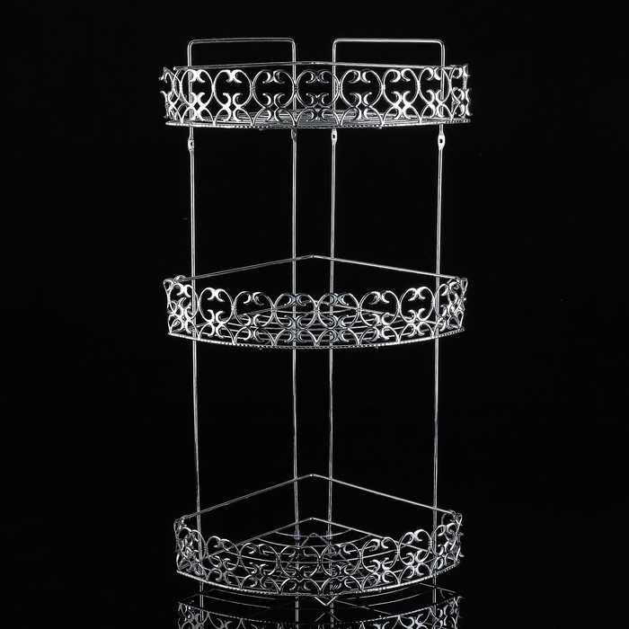 Полка 3х-ярусная угловая 30,5х22х52 см