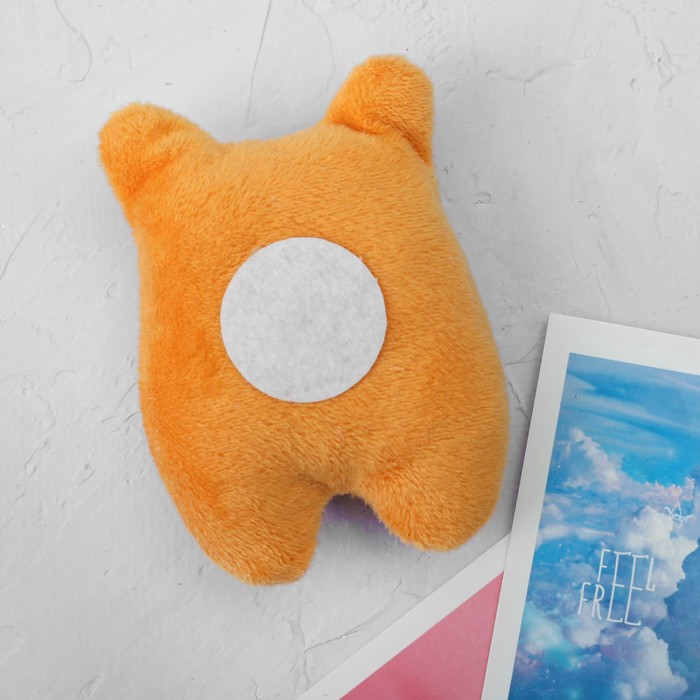 Мягкий магнит-талисман "Приношу богатство!"мишка