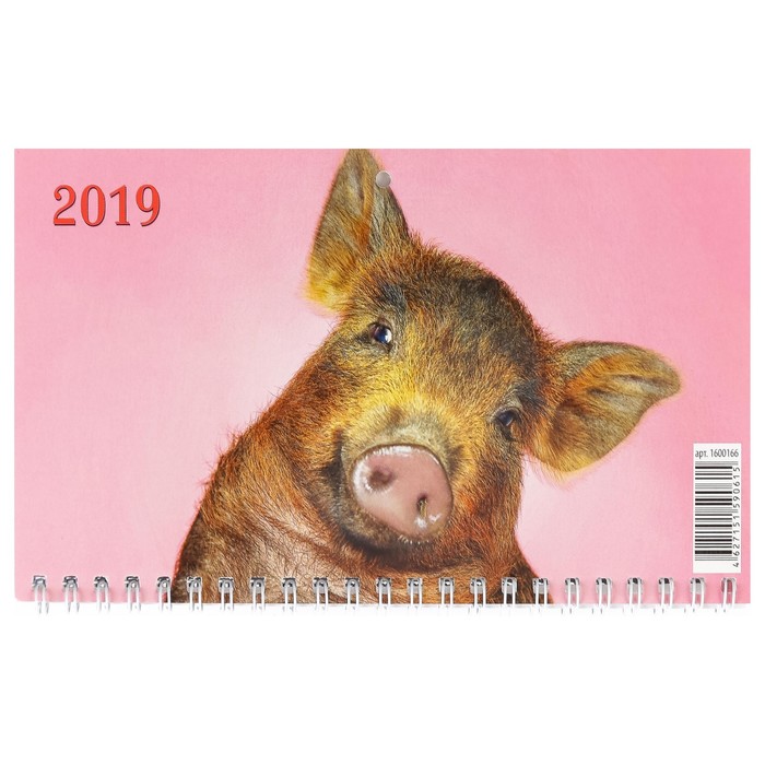 Календарь квартальный, трио "Символ года - 20" 2019 год, 20х47см