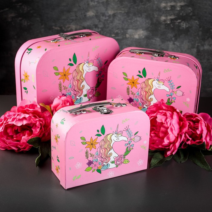 Набор коробок 3в1, 30 х 21 х 9,5 - 20 х 15 х 8,5 см