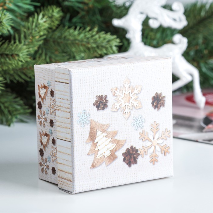 Коробка квадратная 9,5 х 9,5 х 5,5 см