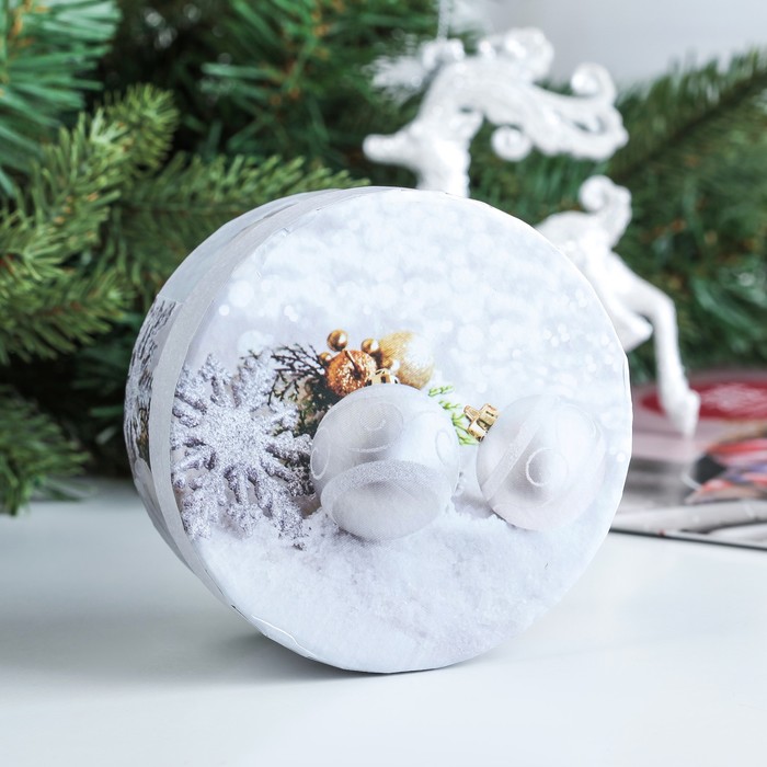 Коробка круглая 10 х 10 х 5 см