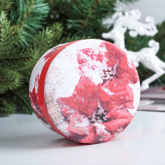 Коробка круглая 10 х 10 х 5 см