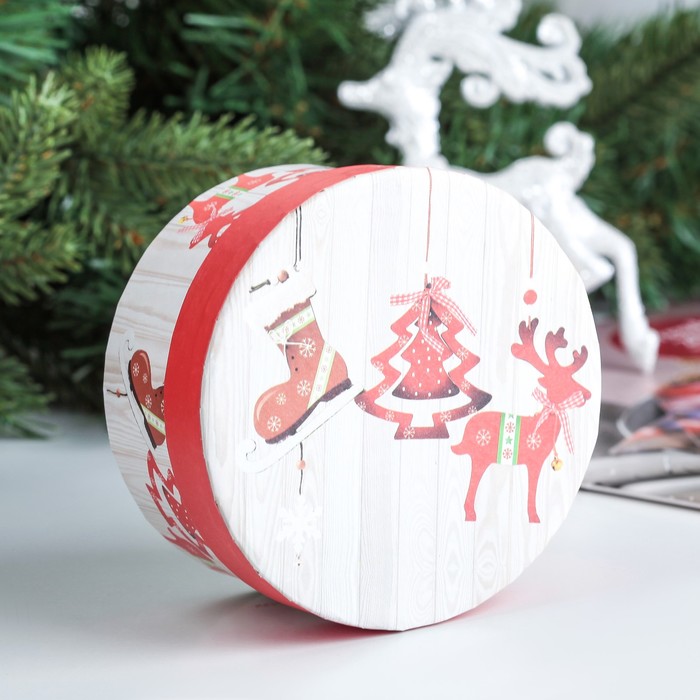 Коробка круглая 10  х 10 х 5 см