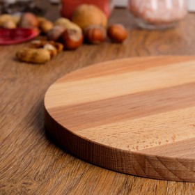

Доска разделочная круглая, бук, массив, D=20см, H=1,5см