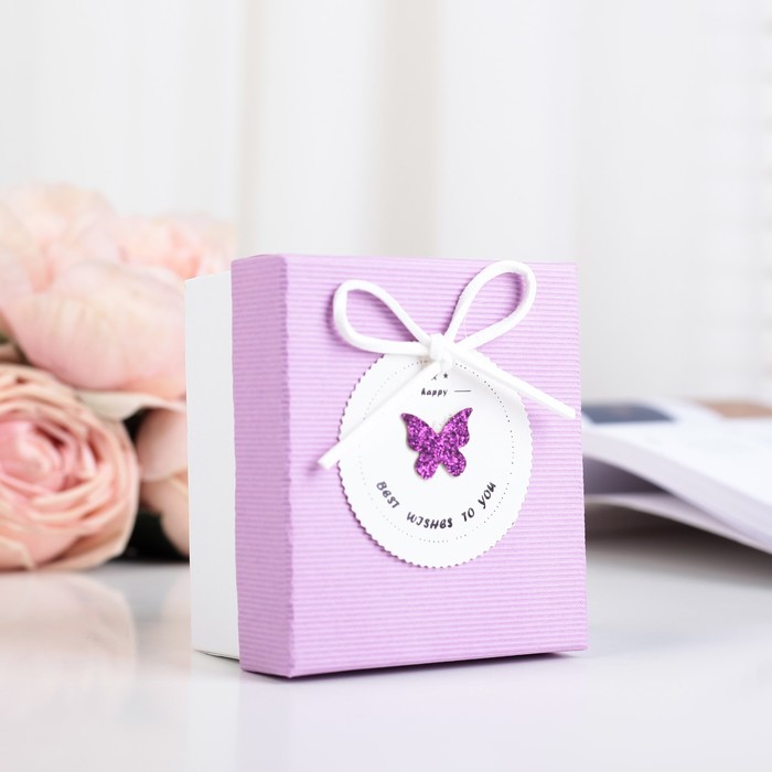 Коробка подарочная 8,9 х 7,9 х 5,3 см МИКС