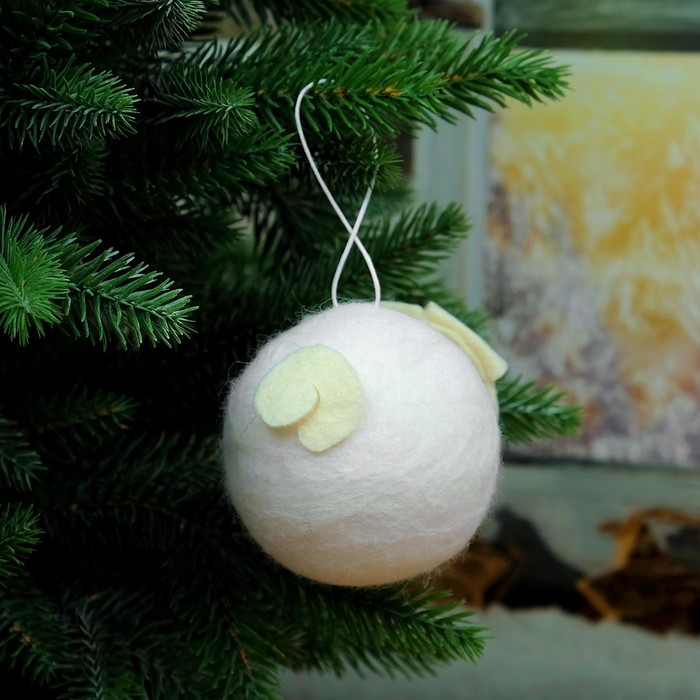 Подвеска «Свинка», D=7 см, ручная работа