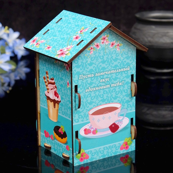 Чайный домик "Чайная церемония" 9×9×16см