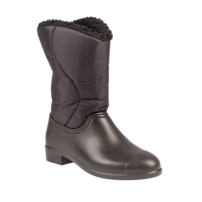 Сапоги женские "София с опушкой" арт. СП -222 (черный) (р. 39/40)