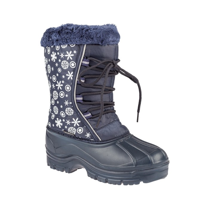 Сапоги женские "Снежана" арт. СП-220 (синий) (р. 37/38)