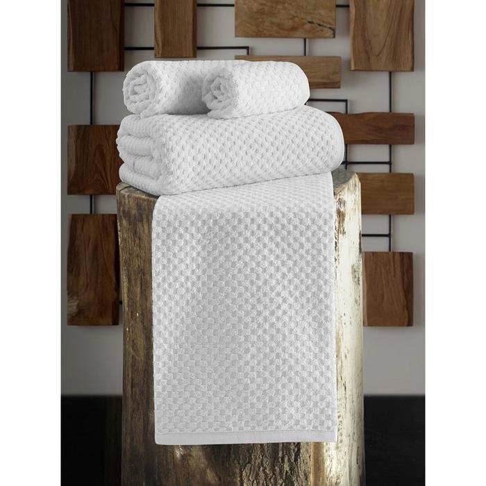 Полотенце Dama, размер 70х140см, махра 380 г/м2, кремовый 2991