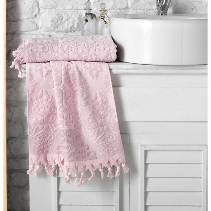 Полотенце Ottoman, размер 70х140 см, махра 500 г/м2, фиолетовый 1088