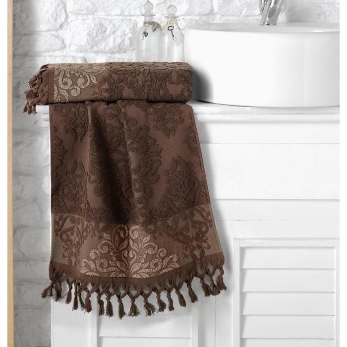 Полотенце Ottoman, размер 70х140 см, махра 500 г/м2, пудра 1088