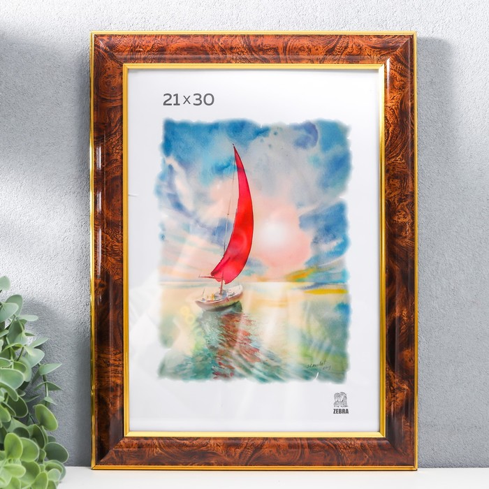 Фоторамка 21х30 см № 23 пластик