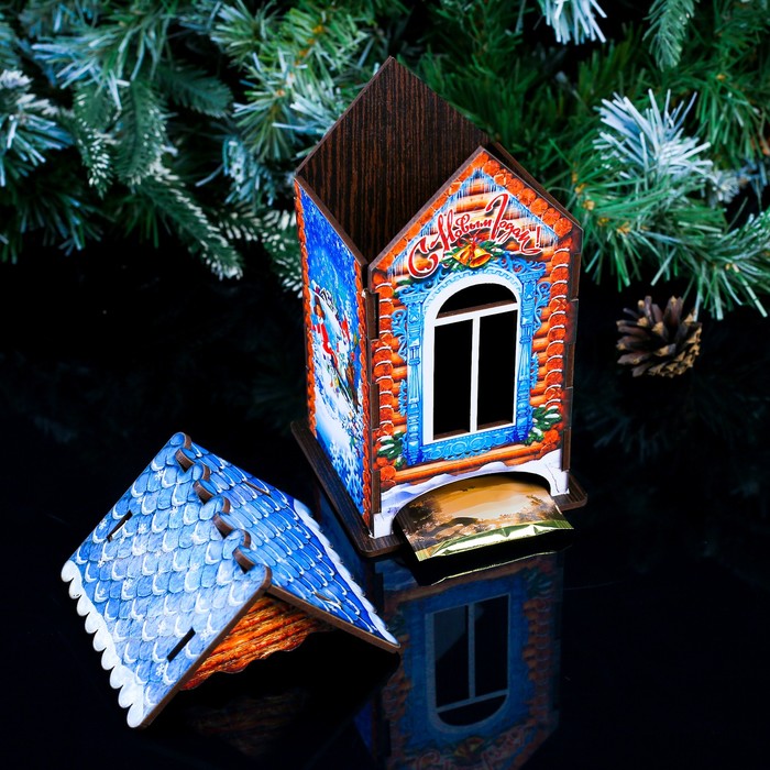 Чайный домик "Зимняя сказка", 9,8х17,4х9,8см