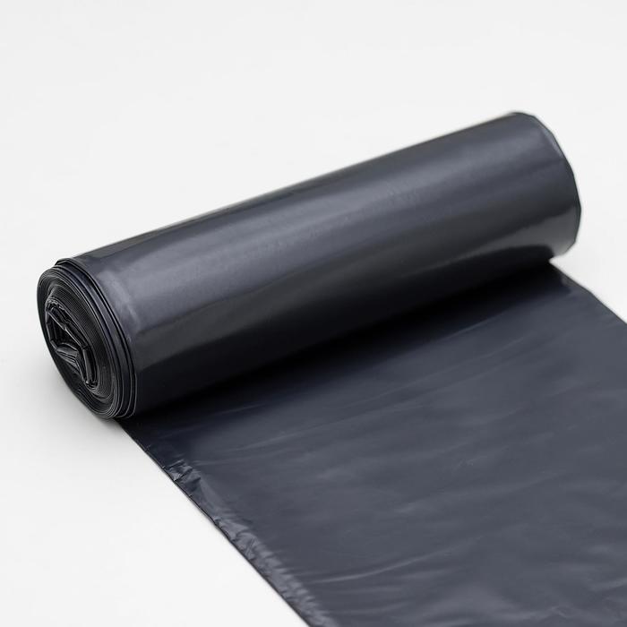 Мешки для мусора двухслойные 240 л, с завязками, толщина 50 мкм, в рулоне 5 шт