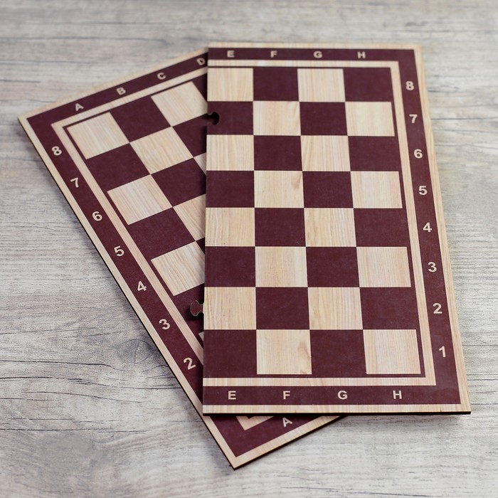 Шахматы "Время игры", доска МДФ — 30х30, шахматы дерево, высота короля — 5.5 см