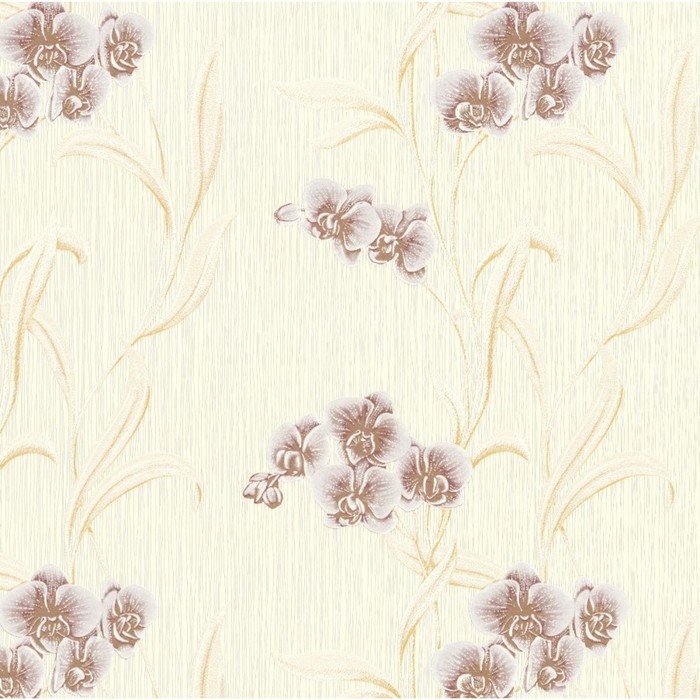Обои виниловые на флизелине Орхидея, 1031-63 ф1-10, 1,06х10 м