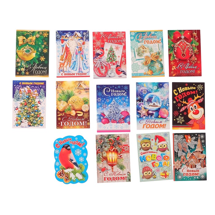 Комплект подвесок "Новогодний", зверушки, 140 шт.