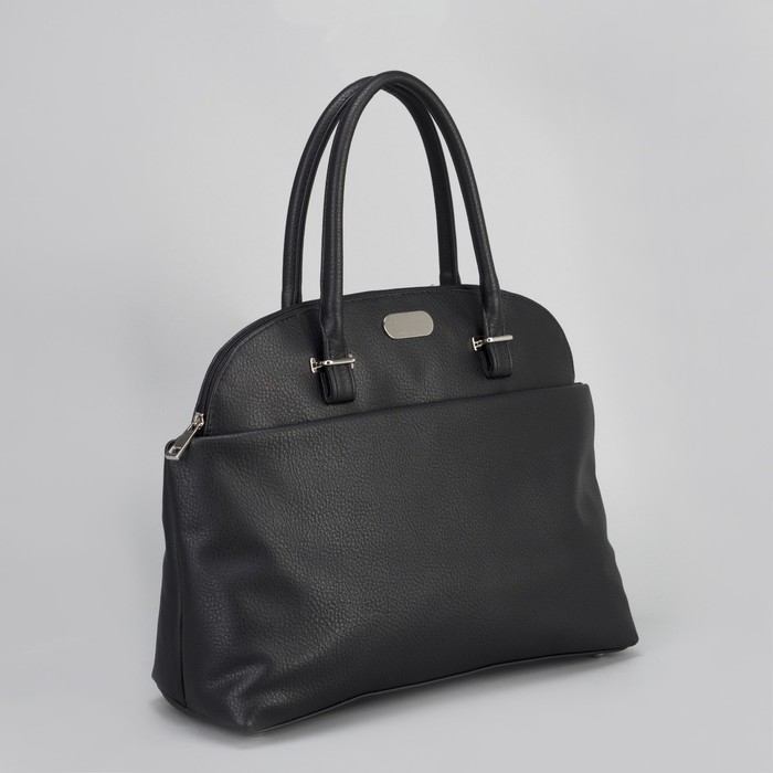 Сумка женская, отдел на молнии, цвет чёрный