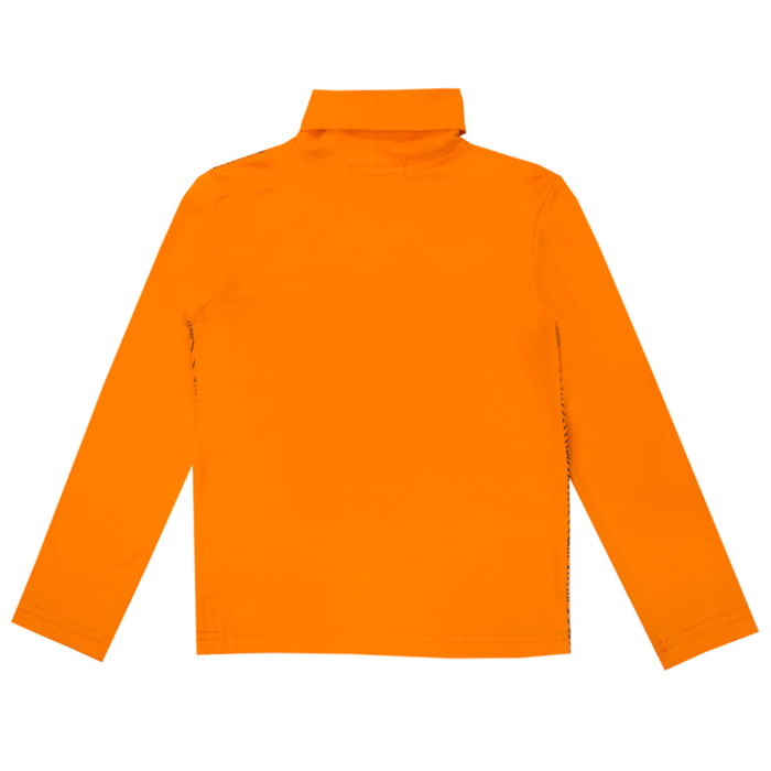 Водолазка для мальчика, оранжевый, рост 92 (52)
