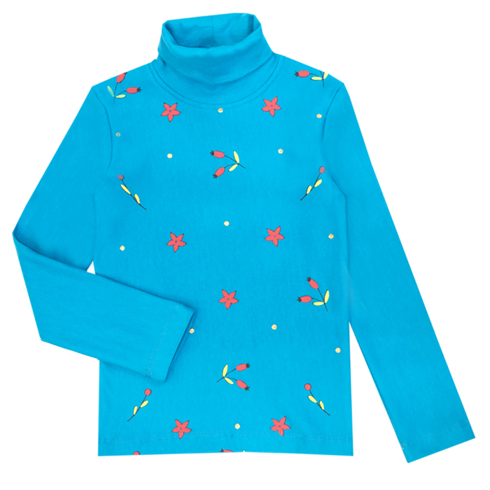 Водолазка для девочки А.6179, т.ментол, рост 110 (60)