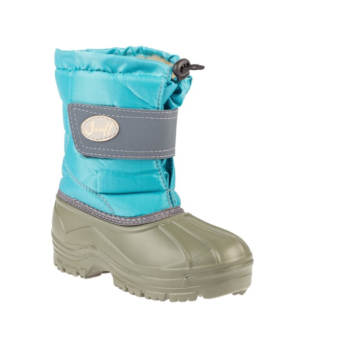 Сапоги детские "Морозко" (зеленый/голубой) (р. 34/35)