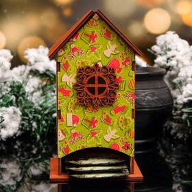 Чайный домик "Новогодние подарки", 8,5х9х18см от Сима-ленд