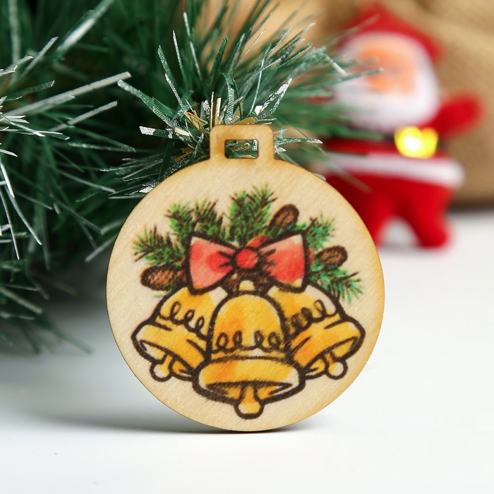 Бирка "Колокольчики", D=5см