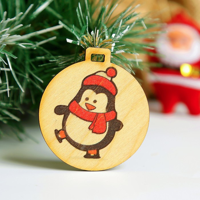 Бирка "Пигвинчик", D=5см