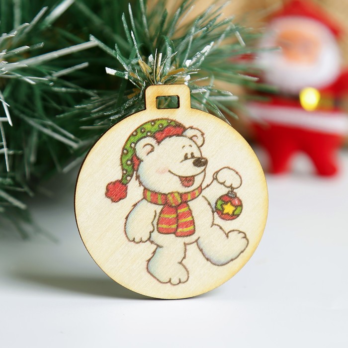 Бирка "Мишутка", D=5см