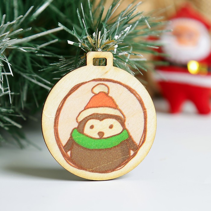 Бирка "Пигвинчик", D=5см