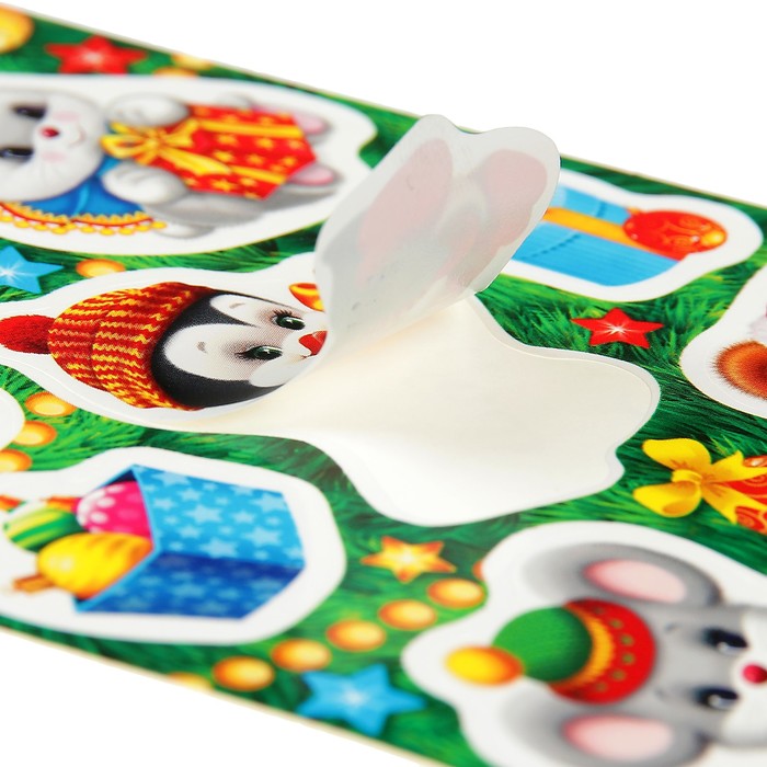 Наклейки "Новогодние-7"