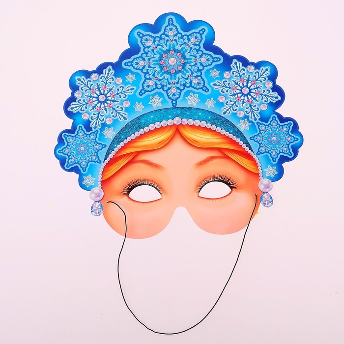 Маска &quot;Снегурочка&quot; для взрослых