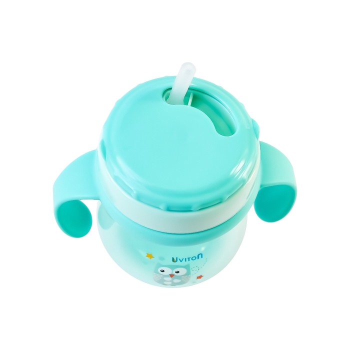 Поильик-непроливайа с трубочкой и ручками