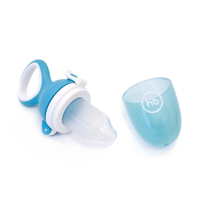 Ниблер с силиконовой сеточкой NIBBLER TWIST, голубой, от 6 мес.