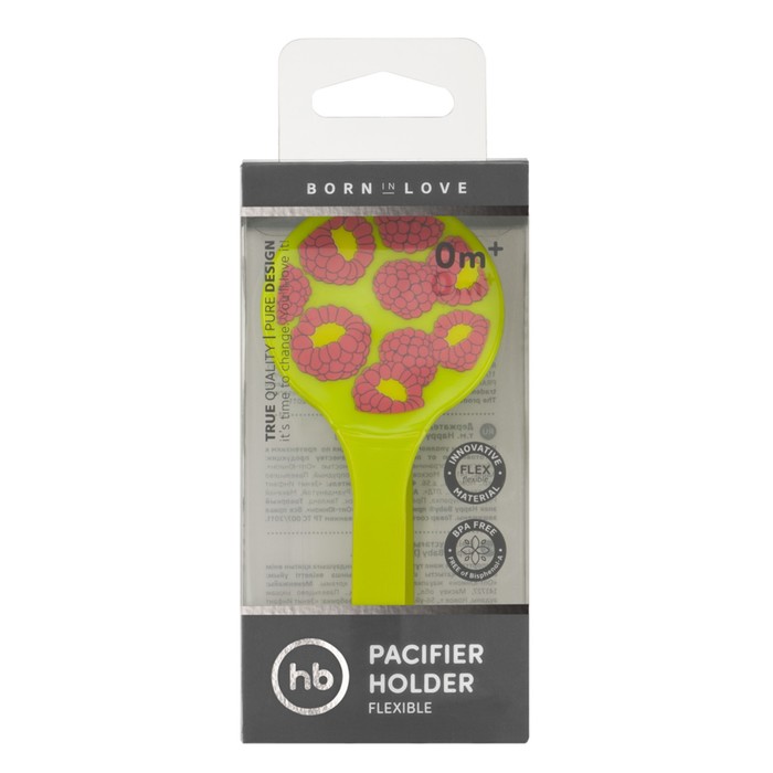 Держатель для пустышки, лайм