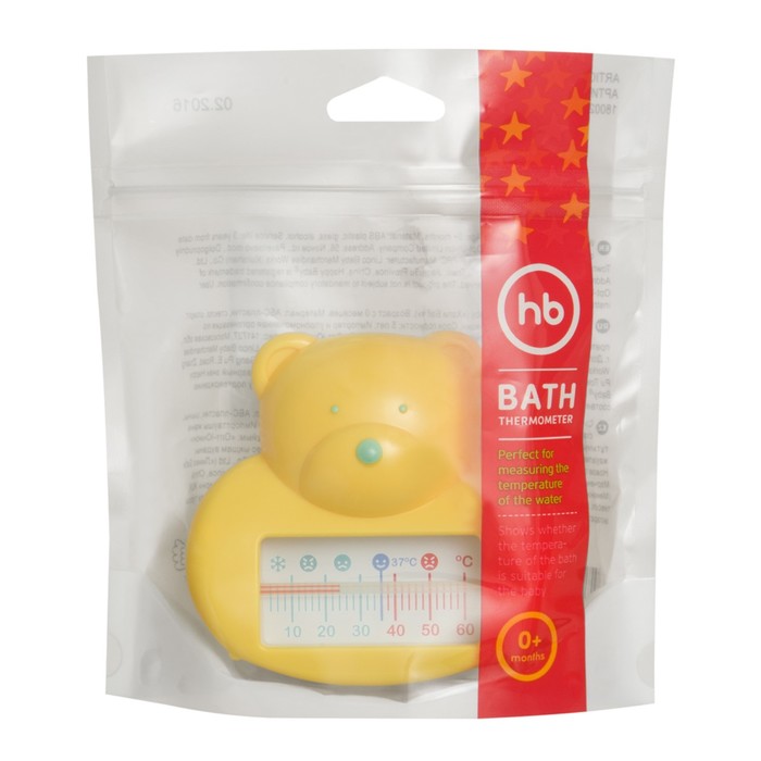Термометр для воды Happy Baby BATH TERMOMETER, жёлтый