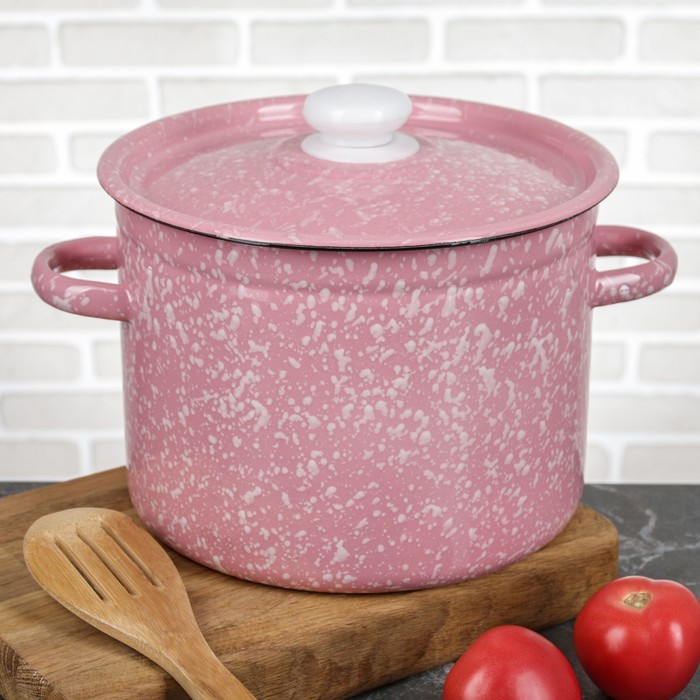 Набор кастрюль цилиндрических "Перлина", 3 шт: 2 л, 4,5 л, 5,5 л