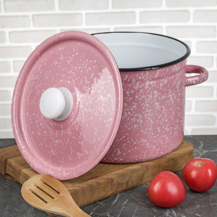 Набор кастрюль цилиндрических "Перлина", 3 шт: 2 л, 4,5 л, 5,5 л