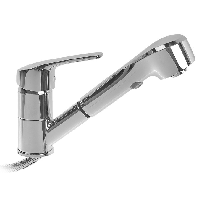 Смеситель для кухни RMS SL60-014, однорычажный, с выдвижной лейкой, хром