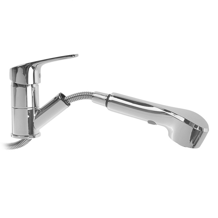 Смеситель для кухни RMS SL60-014, однорычажный, с выдвижной лейкой, хром