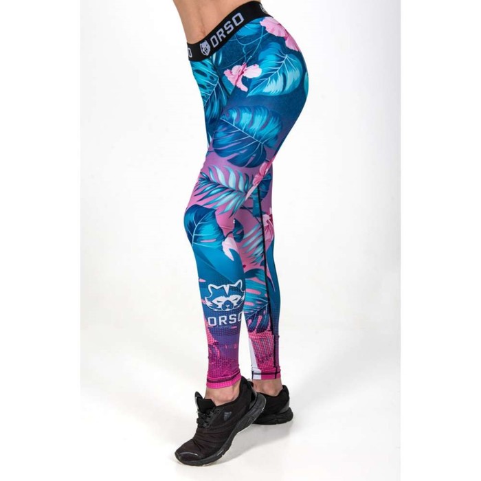 Компрессионные штаны женские ORSO Jungle, размер 2XL