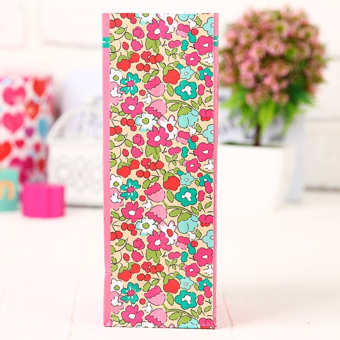 Пакет подарочный без ручек "Самая красивая!", Минни Маус,10 х19.5 х7 см