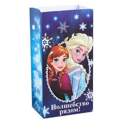 Пакет подарочный без ручек "Волшебство рядом!", Холодное сердце,10 х19.5 х7 см