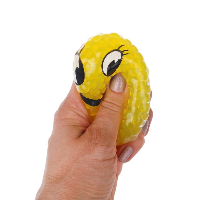 Мялка с гидрогелем "Смайл", виды МИКС